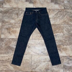 Momotaro Jeans GTB Slim Straight Raw Selvedge Denim - Made in Japan Size 32